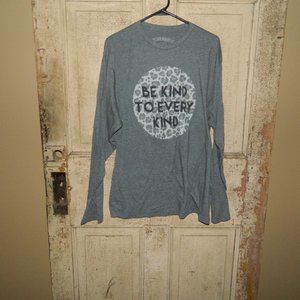 Oliver & Otis Long Sleeve Tee Shirt "Be Kind" Size XL (Q-33)